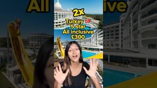 2x crazy 5 star all inclusive holidays to Turkey!  #turkey #allinclusive #travel #holiday