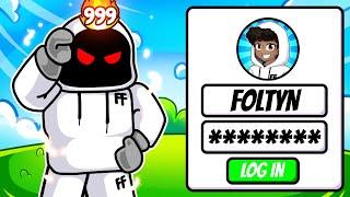 I Logged Into FOLTYNS ACCOUNT In Roblox Rivals!