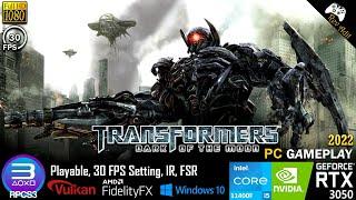 Transformers Dark of the Moon PC Gameplay | RPCS3 | Full Playable | PS3 Emulator | 1080p30FPS | 2022