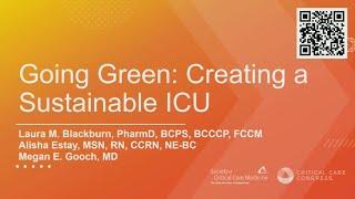 Going Green: Creating a Sustainable ICU