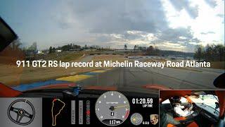 Porsche 911 GT2 RS sets production car lap record at Michelin Raceway Road Atlanta