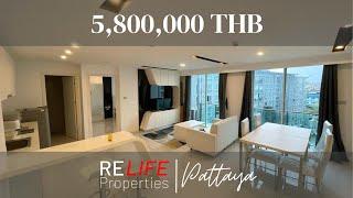 Two bedroom condo with the BEST VIEW in the residence for sale at City Center Residence in Pattaya!