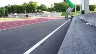 Single Trick - Cab Heelflip Noseslide to Backside Tailslide - Fabian Doerig