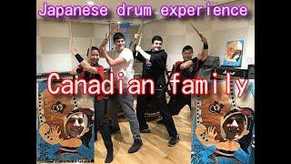 Japanese drum experience (Canadian family)