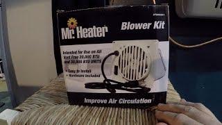 HOW TO INSTALL THE MR HEATER BLOWER MOTOR F299201 FOR THE WALL HEATER by CRONES VLOG