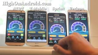 AT&T vs. T-Mobile vs. Sprint vs. Verizon 4G LTE Speed Test!