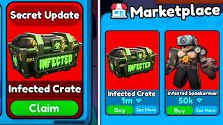 SECRET UPDATE I GOT INFECTED CRATE ! ️ I SOLD NFECTED CRATE FOR *1M* GEMS 