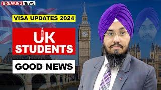 UK  STUDENTS GOOD NEWS | STUDY VISA UPDATES 2024 | USA CANADA UK