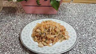 Просто добавила фасоль к капусте, а как вкусно получилось!