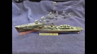 A weekend build of the USS Johnston DD-557 in 1/350th scale.