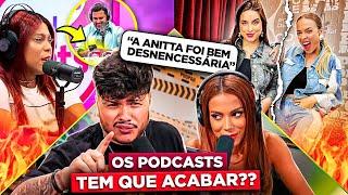 ANALISANDO TRETAS E CONFUSÕES NOS MAIORES PODCASTS DO BRASIL | Diva Depressão