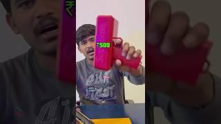₹500 Money Gun Vs Desert Eagle Testing #shorts #money #gun