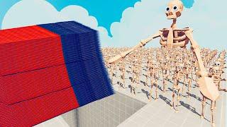 100x SKELETON + 1x GIANT vs 3 EVERY GOD - Totally Accurate Battle Simulator TABS