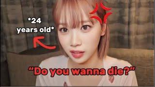 CHAEWON got mad at this 11 years old fearnot for calling her auntie (ft. chaewon anger issue)