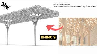 How to use Rhino 3D | Timber Structure | Advanced Rhino Techniques: Elevate Your 3D Modeling Skills"