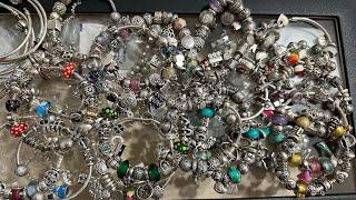 PANDORA- MY ENTIRE BRACELET COLLECTION . Can you guess how many I have ? ‍️