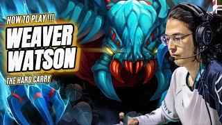 How to Play Watson Weaver The Hard Carry Dota 2 Pro Gameplay & Learn 7.37C #watson #weaver