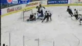 Mats Sundin Rush Sets Up Tomas Kaberle for OT Goal