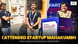 Inside Startup Mahakumbh: World’s Biggest Showcase of Innovation | Manastu Space Delhi Vlog | DRDO 