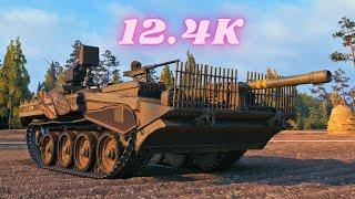 Strv 103B  12.4K Damage World of Tanks