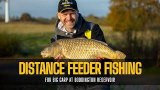 Distance Feeder Fishing at Boddington Reservoir for Big Carp