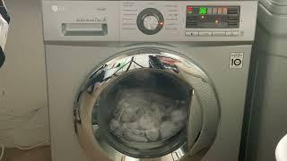 Стирка белого белья на LG: Быстро 30 40 1200об/мин