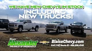 New Chevys In Stock | Blaise Alexander Chevrolet Greencastle