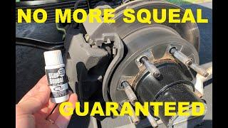 The REAL how to stop squeaky/noisey brakes in 5 minutes. No more squeaking/squealing guaranteed