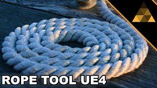 Spline Tool - Unreal Engine 4 Tutorial - Easy Way to Create Ropes and Chains