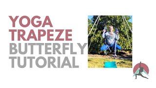 Yoga Swing Tricks for Beginners:  Yoga Trapeze Butterfly Pose Made EASY With These Simple Steps!