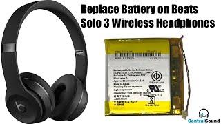 How to Replace Battery on Beats Solo3 Wireless On-Ear Headphones