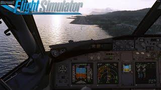 Beautiful Approach into Molde Aro Airport Norway | Norwegian 737 | Microsoft Flight Simulator 2020