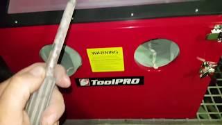 Cleaning up old tools with the Tool pro Sand blasting Cabinet