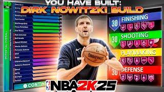 Best All Around Post Scorer IN NBA 2K25 ( Dirk Nowitzki Build ) 