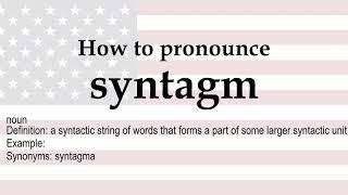 syntagm