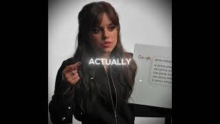 Jenna Ortega/Wednesday talks about being vegan| Wednesday Interview|Wednesday Season 1 and 2