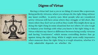 Rosalind Hursthouse on virtue ethics