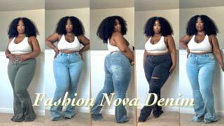 Denim Jeans Haul Sizes 16/2X - Fashion Nova Curve Denim Haul