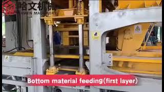 Hawen QT6-15 automatic paver making machine plant @hawenmachinery