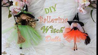 DIY Ballerina Witch Dolls - How to make Witch Dolls | Huong Harmon