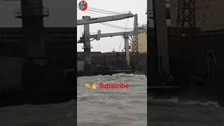 World vevo very Beautiful big ship  unloading time sea weather on the ship and crane  