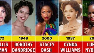 The Most Beautiful Black Actresses Every Year || 1930 - 2024