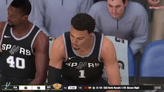 NBA NEW YORK KNICKS  vs SAN ANTONIO SPURS  GAMEPLAY PS5 UHD