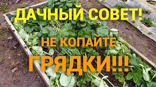 Как не Копать Грядки. Умный огород. Лайфхак для Дачи!