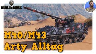 World of Tanks - M40/M43 - Arty Alltag auf Tier 8