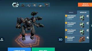 Crazy New Titan MAULER with new toxic weapons  War Robots Gameplay WR