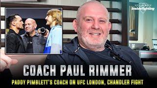 Paddy Pimblett's coach: Paddy will prove how great he is vs Michael Chandler, previews UFC London