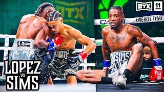 BEST PROSPECT IN BOXING?  David Lopez vs Marlin Sims FULL FIGHT | OTX 11