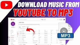 How To Download Music From Youtube To MP3 In PC/Laptop/Mac