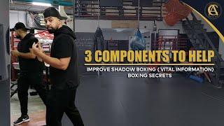 3 components to help Improve shadow boxing { vital information} Boxing Secrets